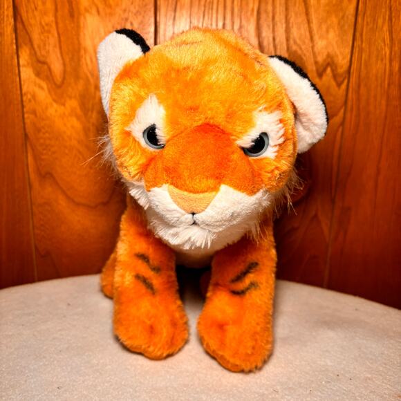 Wild Republic Plush Tiger Cub Cat 8" Stuffed Animal Plush - Picture 3 of 6